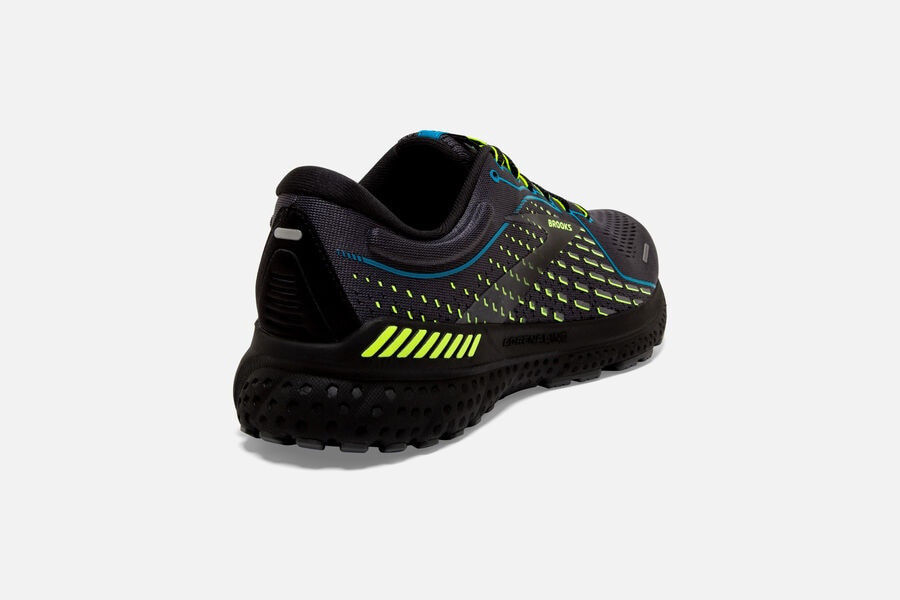 Brooks Adrenaline GTS 21 Road Running Shoes Mens Black/Blue 579826-JEG